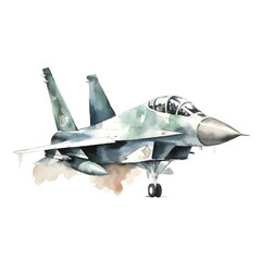 Watercolor Fighter Jets - 4000x4000px JPG