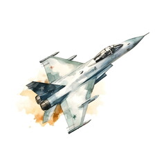 Watercolor Fighter Jets - 4000x4000px JPG