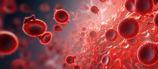 Abstract background of a blood borne pathogen