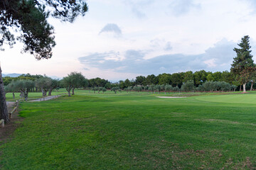 Fototapeta na wymiar CAMPO DE GOLF detalles golf course details europe spain el plantio alicante 2023 