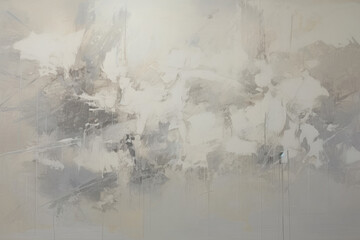 Expressive White oil painting background