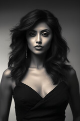 Fototapeta premium high fashion photography, Bollywood film star portrait
