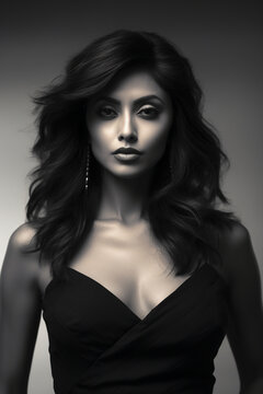  high fashion photography, Bollywood film star portrait