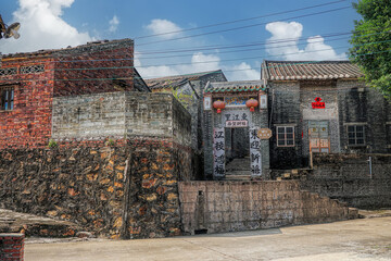 Licha Bagua, Zhaoqing city, Guangdong, China. Built 800 years ago, the village is the perfect...