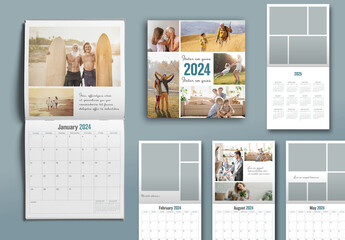 2024 PhotoBook Calendar Layout