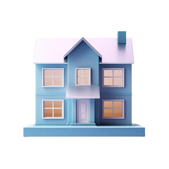 3d render of a modern house