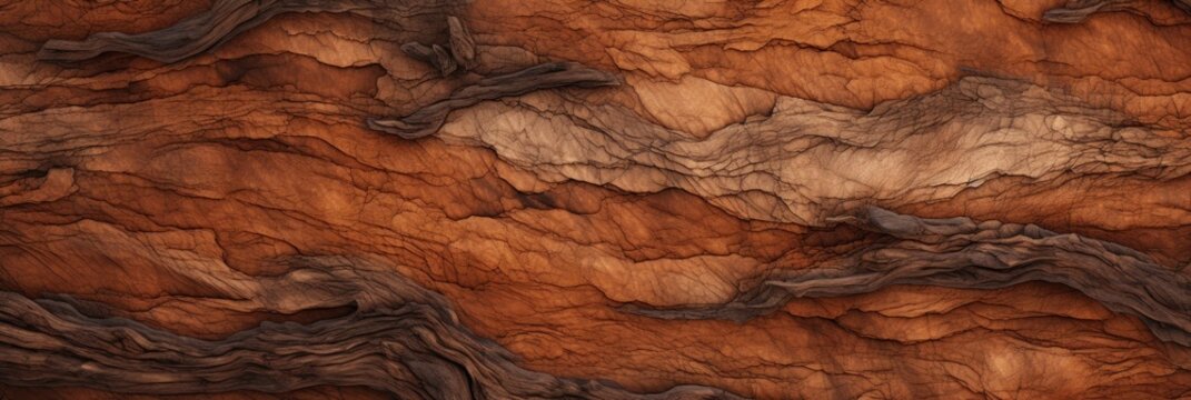 close up of tree bark texture, generative AI