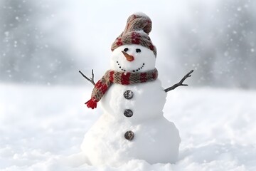 かわいい雪だるま