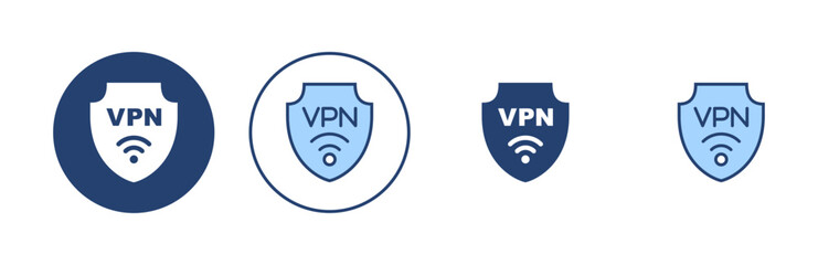 Vpn icon vector. Private network sign and symbol. virtual private network icon.