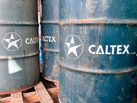 Original Caltex oil barrel
