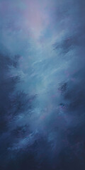 Fototapeta na wymiar Expressive Azure oil painting background