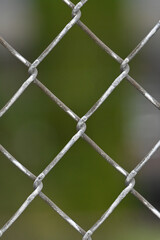 Fototapeta premium Chain link fence