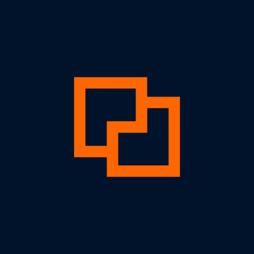 Logo Letter PR, Concept Letter P + R monogram design