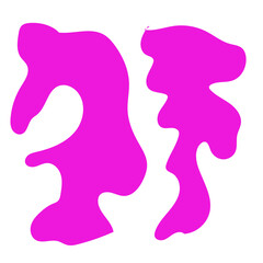 Abstract organic shapes vector 