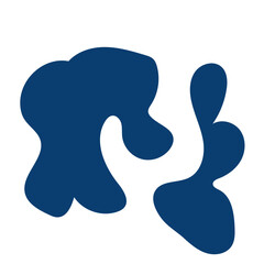 Abstract organic shapes vector 