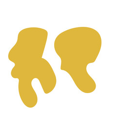 Abstract organic shapes vector 