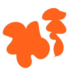 Abstract organic shapes vector 