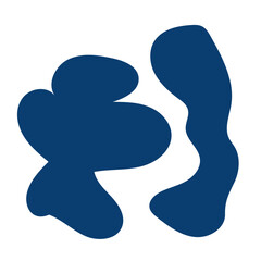 Abstract organic shapes vector 