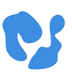 Abstract organic shapes vector 