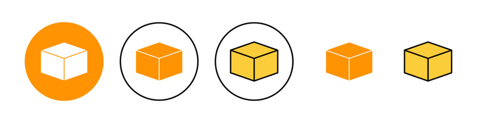 Box icon set for web and mobile app. box sign and symbol, parcel, package
