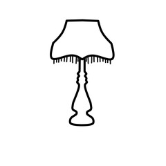 Table Lamp Outline 