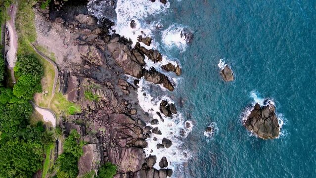 Beiguan Tidal Park at Northeast coast of Taiwan (New Taipei City and Yilan) National Scenic Area.