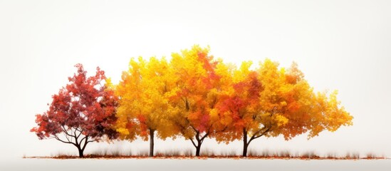 Autumn foliage hues