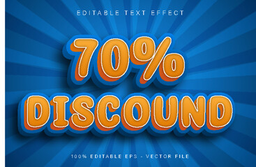 70% Discount Editable Text Effect Cartoon Style