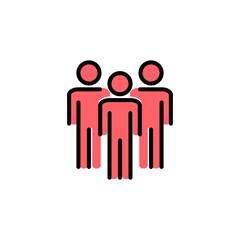 People icon set  illustration. person sign and symbol. User Icon vector