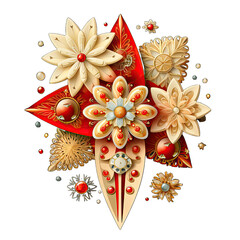 Christmas decorations, created by AI