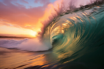 Sunset Wave Barrel