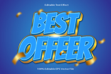 Best Offer Editable Text Effect Emboss Cartoon Gradient Style