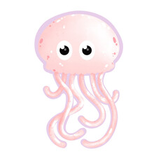 pink cutie jellyfish