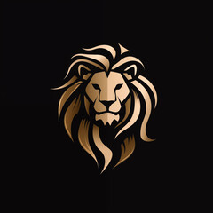 lion logo. Generative AI