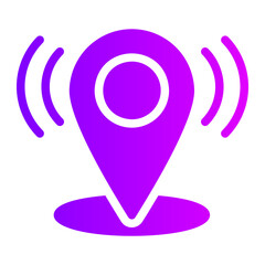 location gradient icon