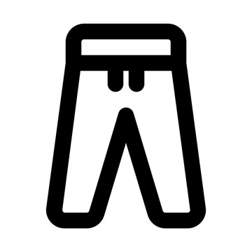joger pants line icons