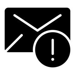 exclamation mark glyph icon