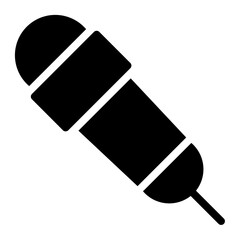 microphone glyph icon
