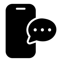 sms glyph icon