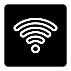 wireless glyph icon