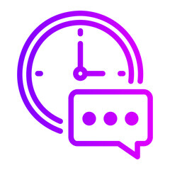 time gradient icon