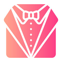 groom suit Gradient icon
