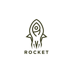 Rocket logo design Stock Vector, rocket logo design illustration ,
