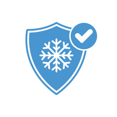 Frost protection icon. Vector illustration EPS. - obrazy, fototapety, plakaty