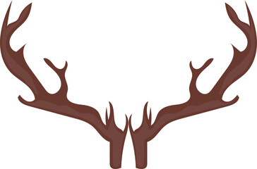 Antler decoration illustration