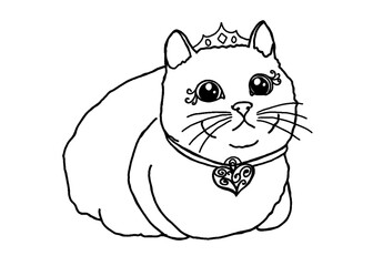 Animal - Adorable Cat, Kitty, Kitten Illustration