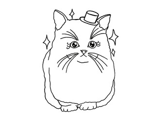 Animal - Adorable Cat, Kitty, Kitten Illustration