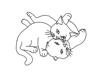 Animal - Adorable Cat, Kitty, Kitten Illustration
