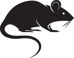 rat Simple vector Silhouette