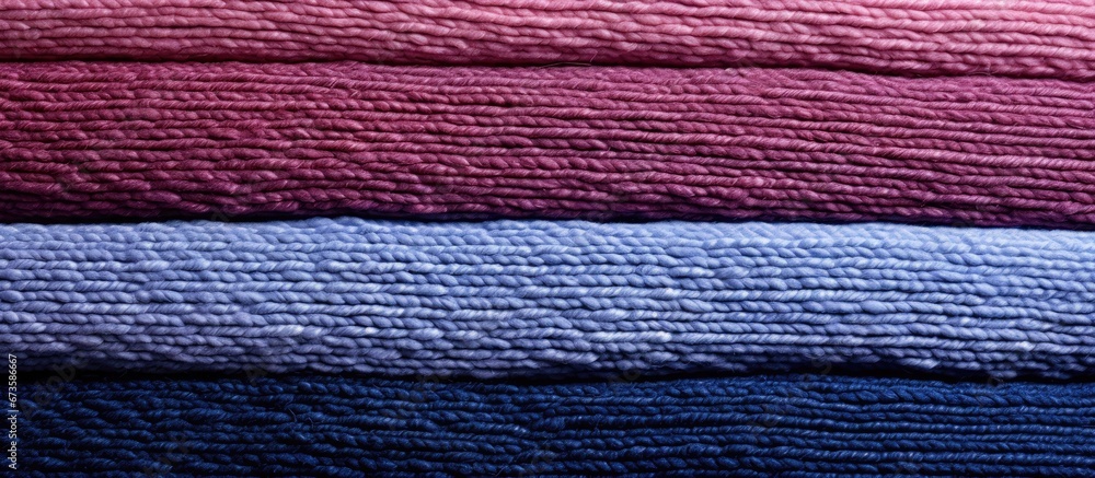 Poster detailed view of an artistic textile pattern as a backdrop for designing indoor spaces